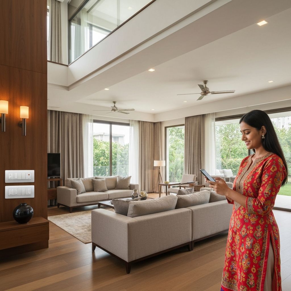 Smart home automation system with app control